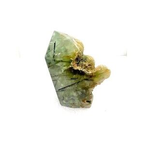 Beautiful Prehnite Raw Edge Point